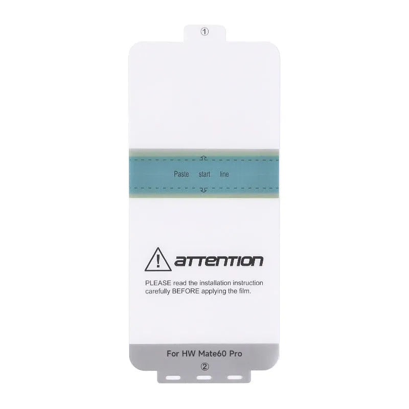 TPU screen protector for Huawei Mate60 and Mate60Pro smartphones with application tools