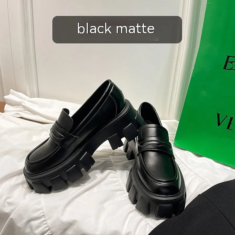 British style wide-fit loafers for fat feet in patent leather and matte finish options with rubber soles