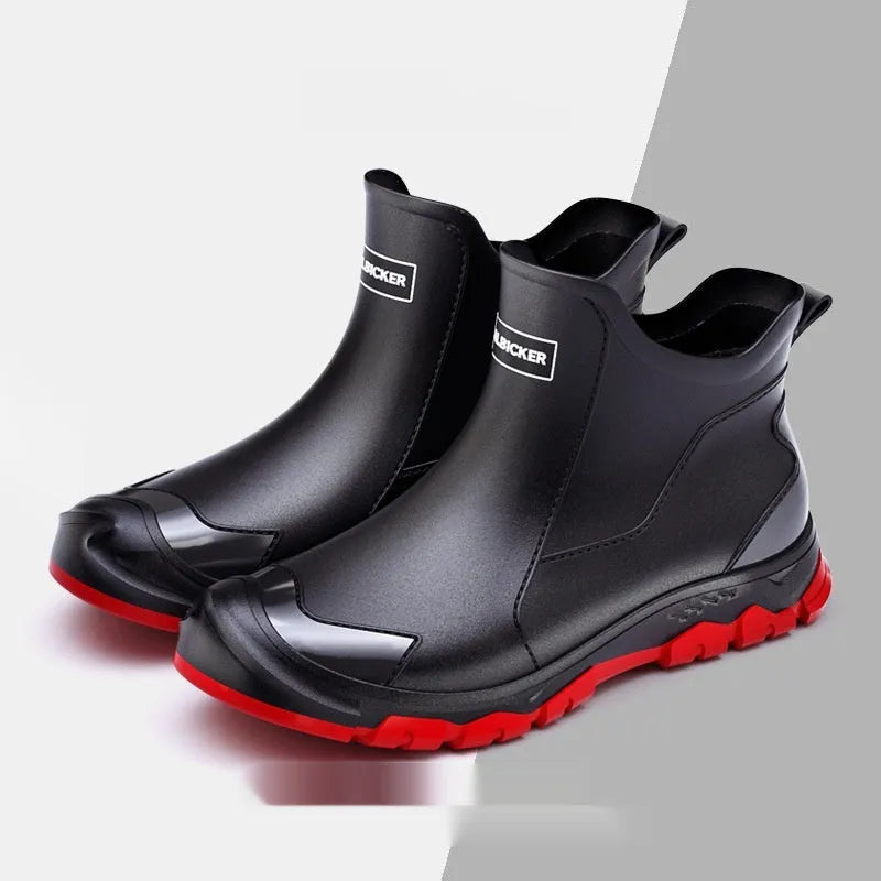 PVC outdoor wading shoes with non-slip soles in multiple colour options