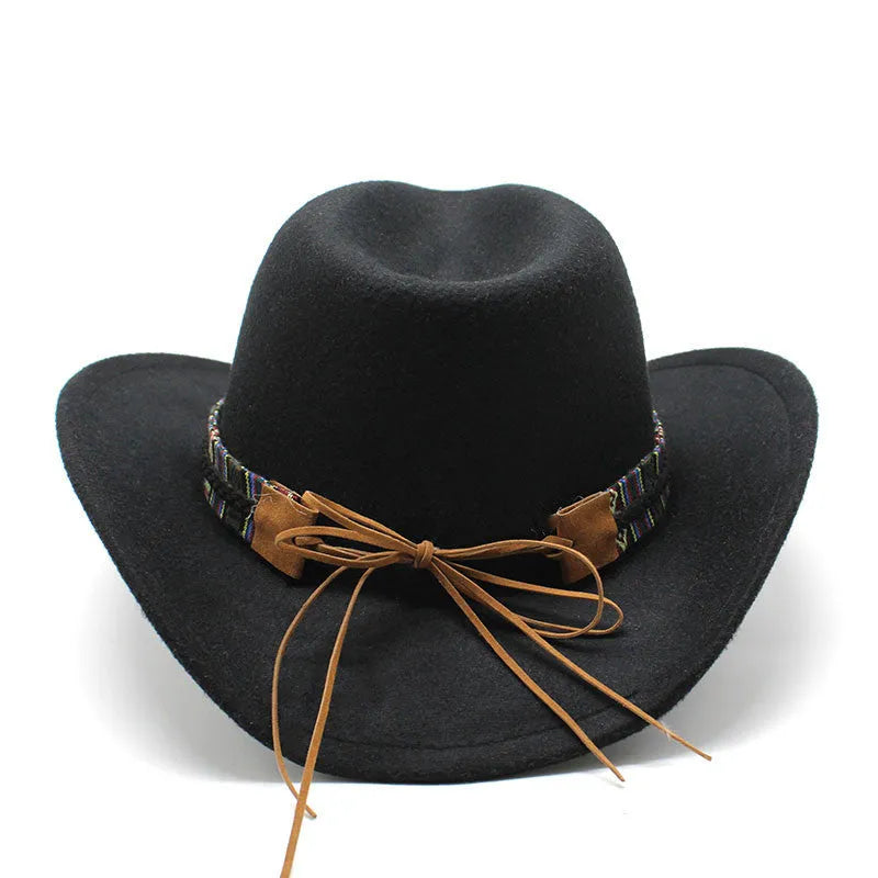 Polyester Western cowboy hat with a bell crown, shown in one of 14 available colours.