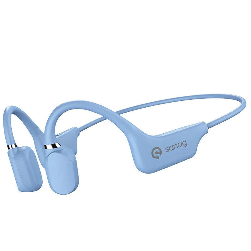 Bone conduction Bluetooth sports headphones in neckband design with six colour options
