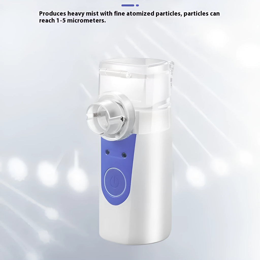 USB handheld columnar plastic nebuliser spray machine with built-in battery for household use
