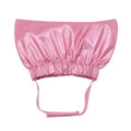 Adjustable pet shower cap in silver colour with ear-proof waterproof design for cats and dogs