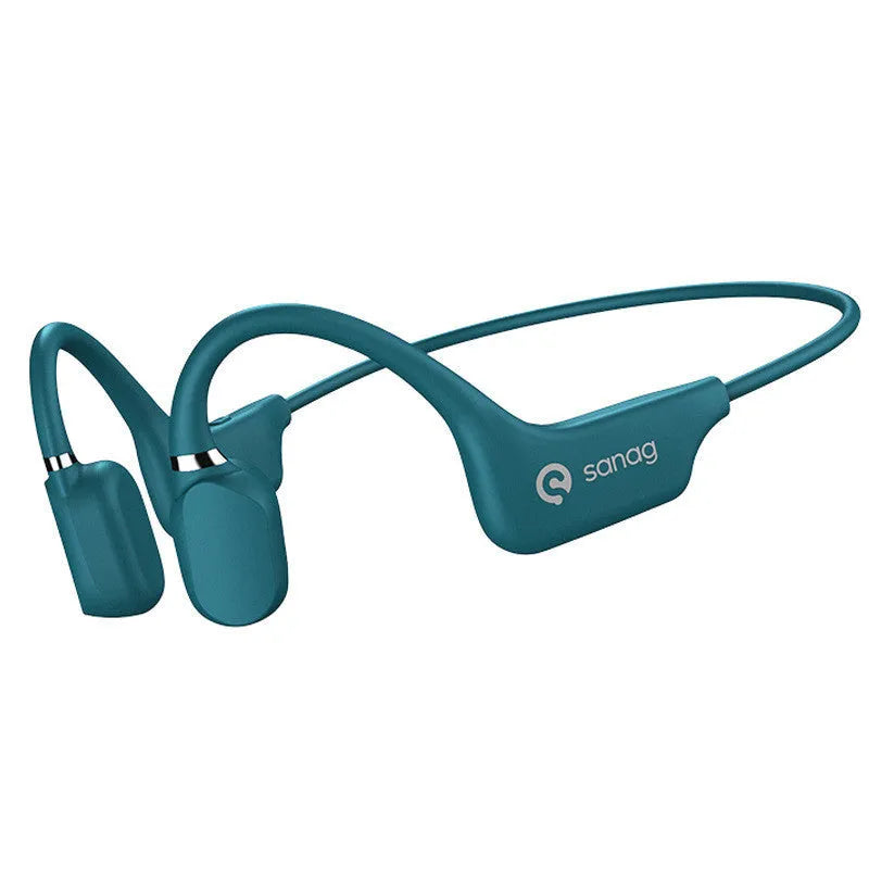Bone conduction Bluetooth sports headphones in neckband design with six colour options