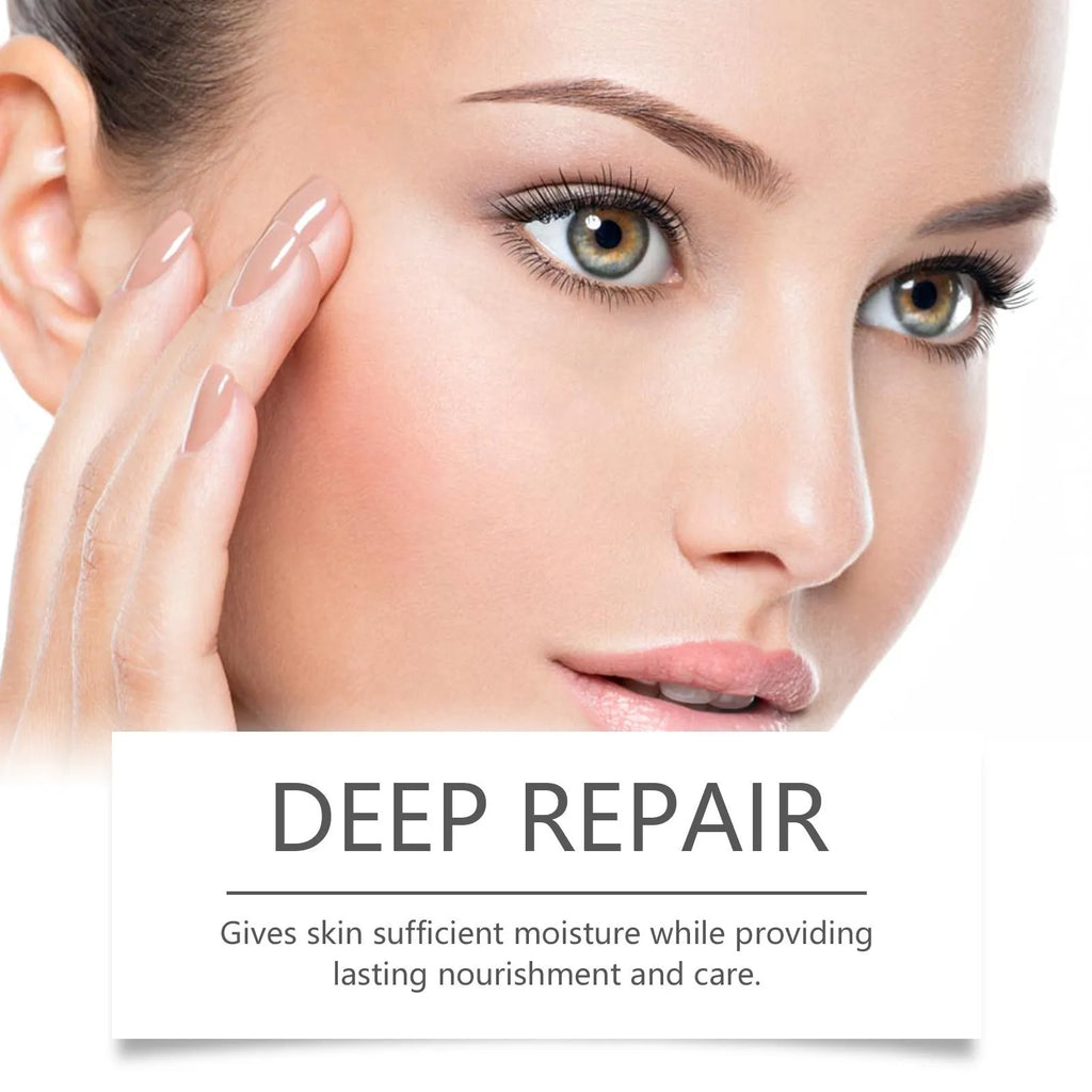 Collagen moisturising sheet mask and 30ml serum essence bottle for facial skincare