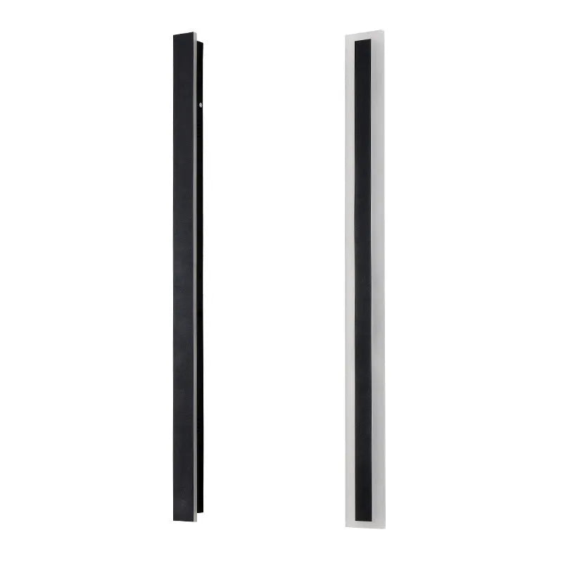 150cm outdoor straight wall LED lamp with wrought iron housing and IP65 waterproof rating