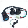 Waterproof plastic electric door lock for car accessories with multiple electrical configuration options