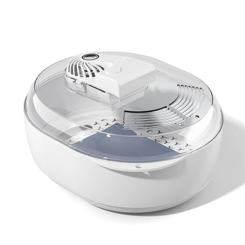 Modern aluminium quick defrosting plate for food, shown with optional USB cable kit.