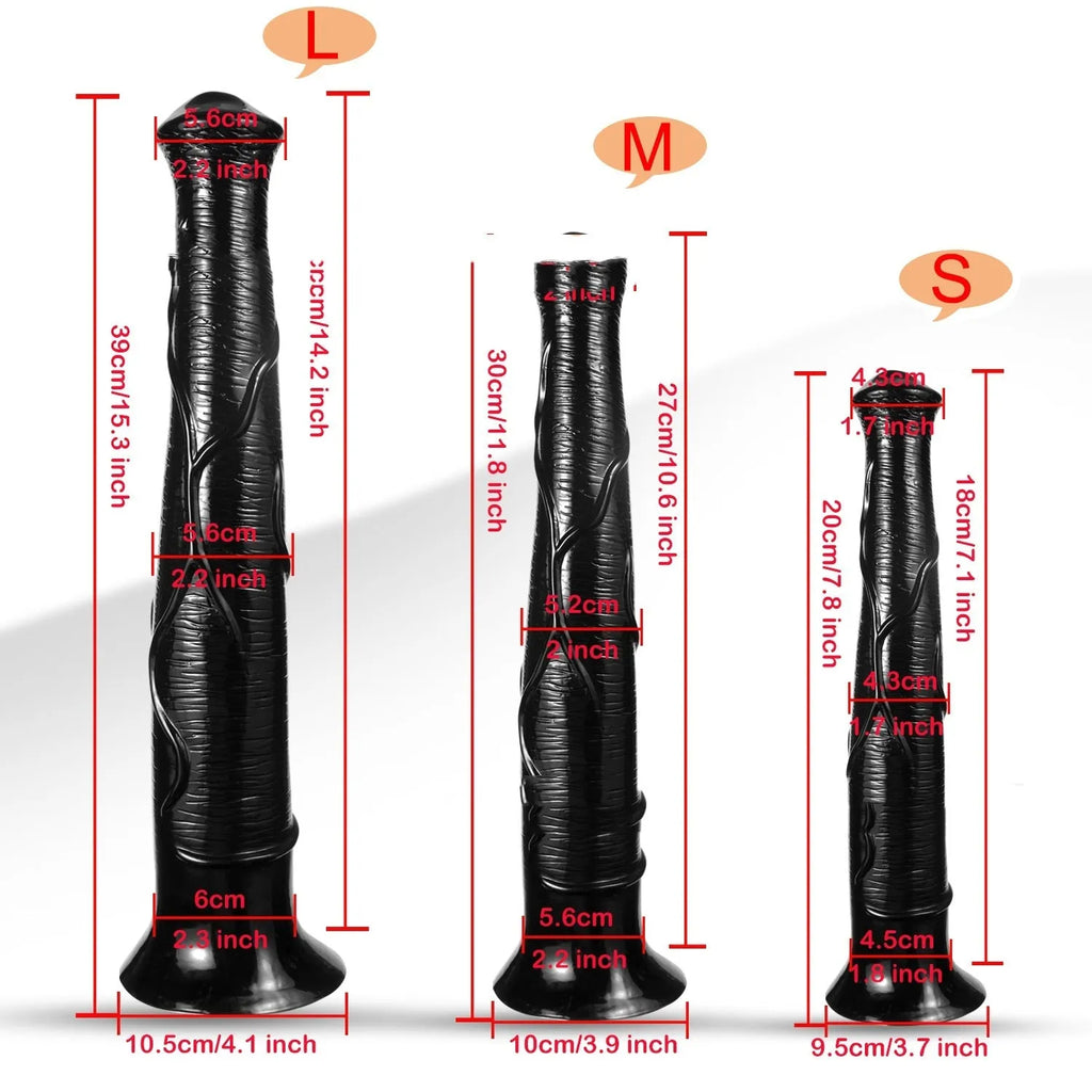 Black flesh colour PVC horsewhip with special-shaped super-long design on plain background