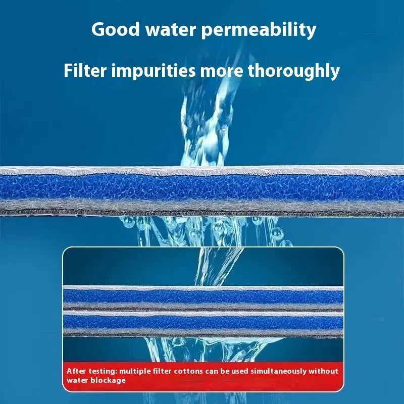 Thickening 15D fish tank filter cotton pad for mechanical and biological aquarium filtration