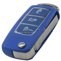 Volkswagen Golf car key replacement plastic shell in black, blue, purple, red, and yellow colours