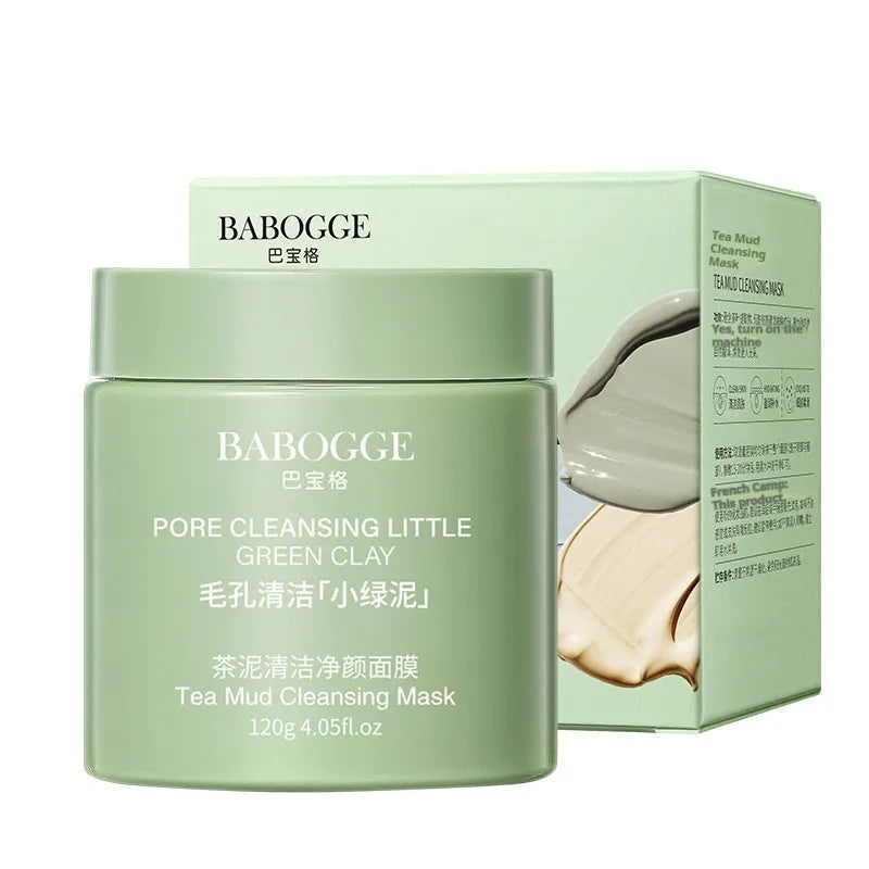 120g tube of tea mud clay facial mask for deep cleansing.