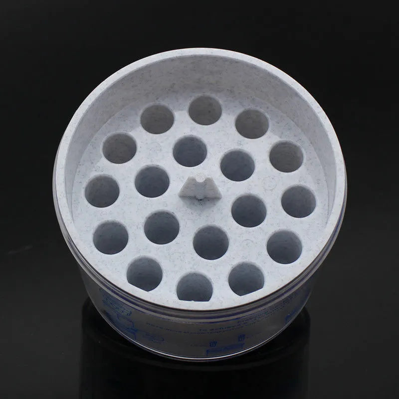 Orange metal iron block with blue plastic cover process cooling box for gradient freezing freezer cell recovery