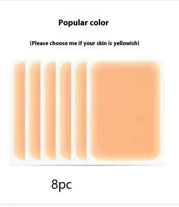 Tattoo cover patch for birthmark and tattoo concealment in six skin tone colours