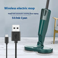 Lazy wireless home sweeping and mopping machine in S5 White colour with USB charging cable