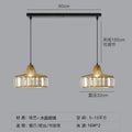 Modern light luxury style crystal chandelier ceiling lamp with LED light in black or gold finish.