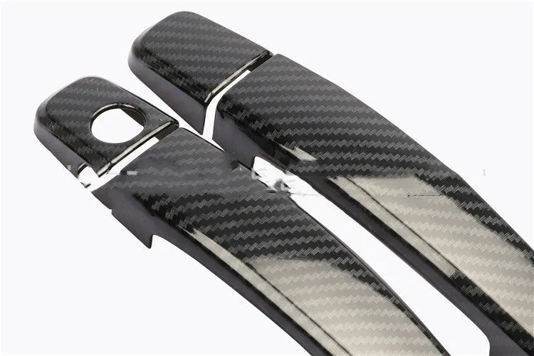 Carbon fibre door handle overlay for Opel Vauxhall Astra H and J models