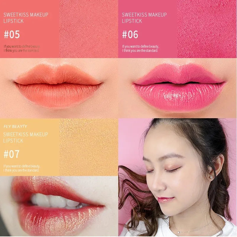Fey Beauty moisturising lipstick in cameo brown shade, 3.8g bullet design