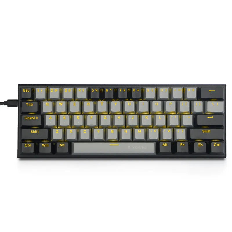 Z11 aluminium mechanical keyboard keycaps in two-colour design with RGB lighting