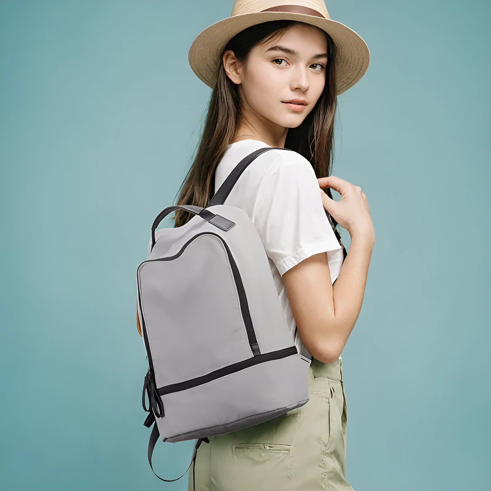 Marco Leideng ultra light Oxford cloth backpack in blue black, fashion gray, or olive green