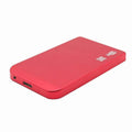 USB 3.0 solid state external hard drive with metal case in black, blue, red, and silver colour options