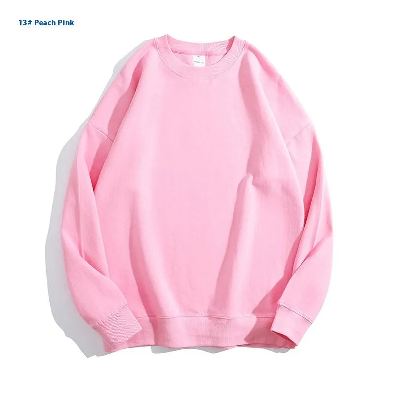 Cotton off shoulder sweater in loose pullover style with long sleeves