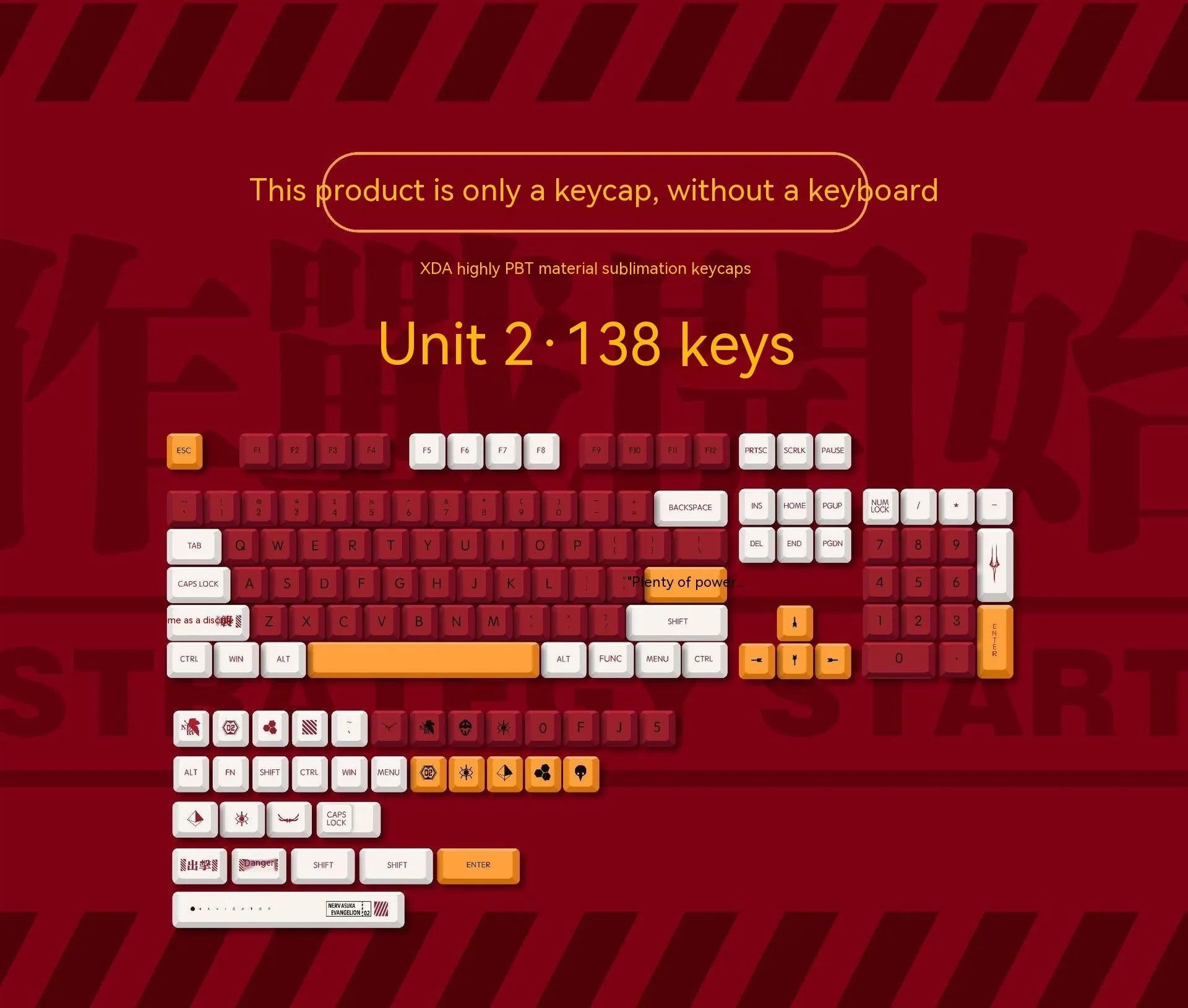 138-piece PBT sublimation keycap set with boy and girl colour matching design for mechanical keyboards.
