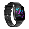 W10 Bluetooth smart watch with heart rate monitoring on wrist showing curved touch screen