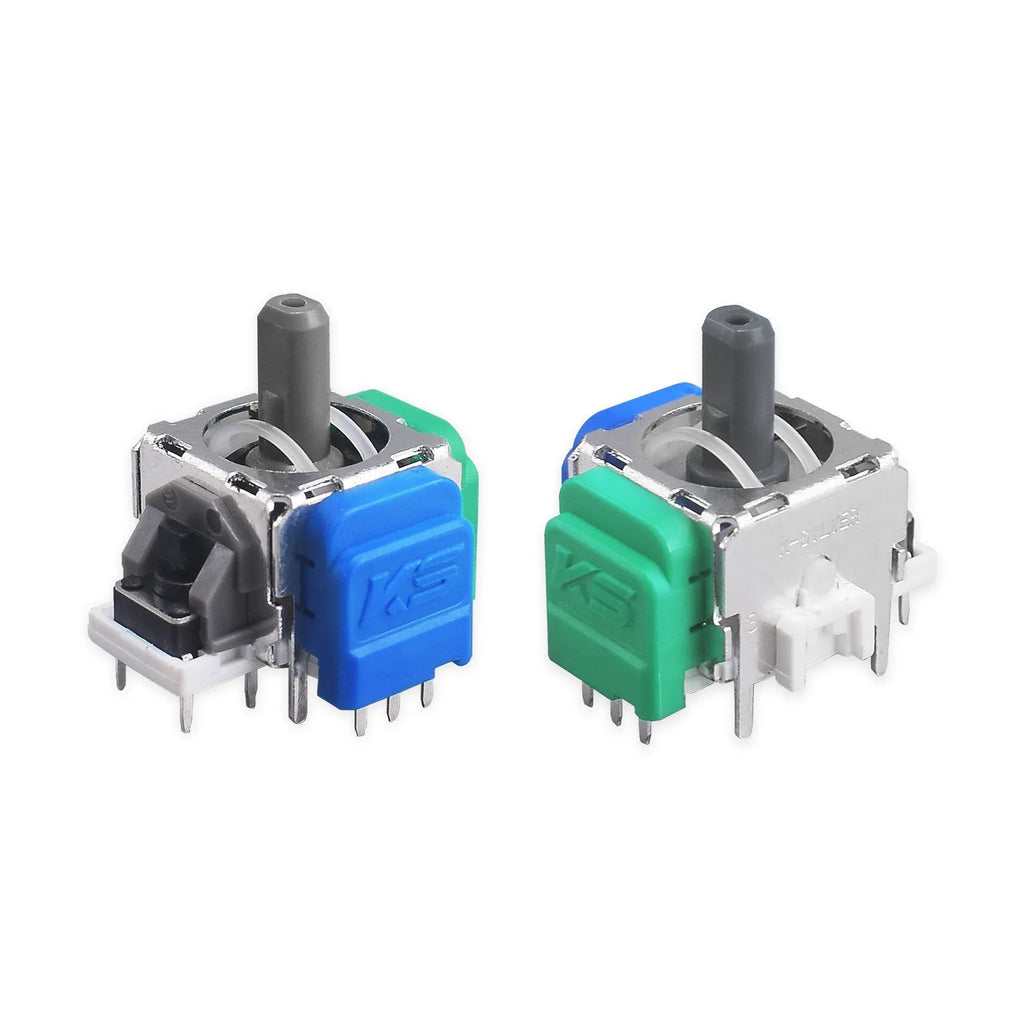 Hall effect magnetic joystick replacement module for PS5, PS4, Switch and XBOX game controllers.