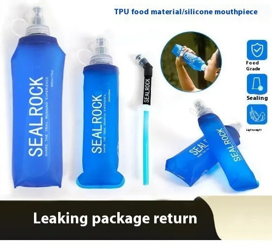 Plastic portable drinking straw for outdoor mountain climbing and biking activities