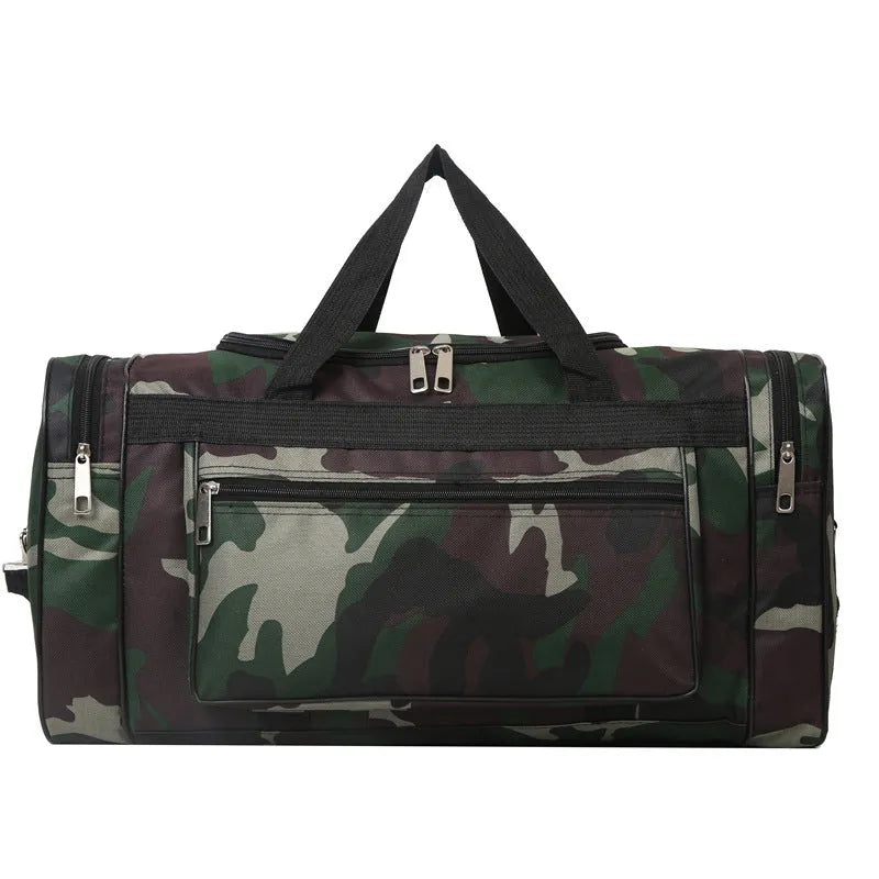 Camouflage waterproof luggage bag with below 20 litre capacity and polyester lining
