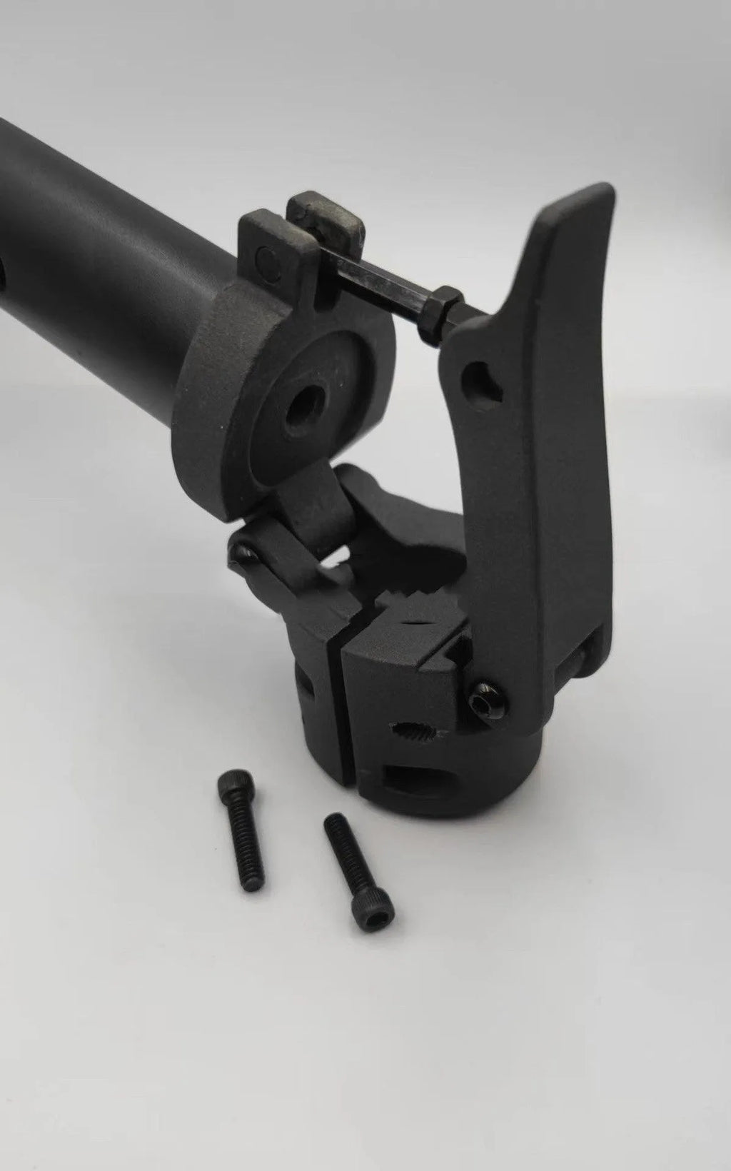 Black folding upright pole accessory for Nanbo No. 9 electric scooter